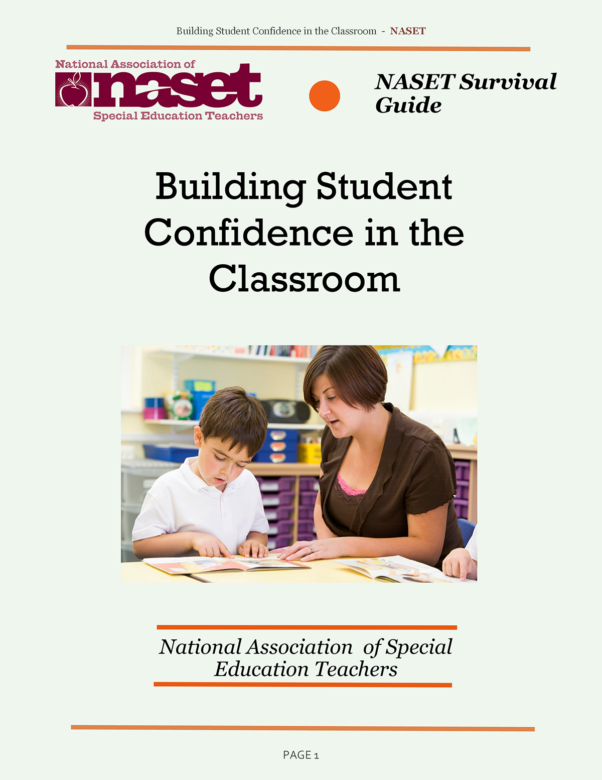 Building Student Confidence in the Classroom