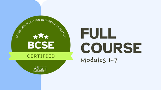 Board Certification in Special Education (BCSE)