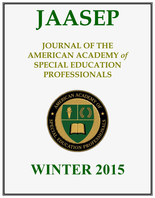 JAASEP - WINTER 2015