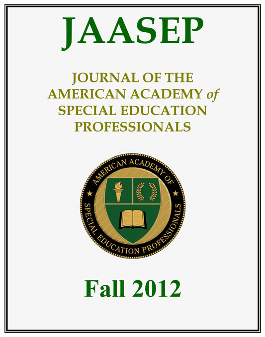 JAASEP Fall 2012