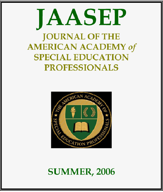 JAASEP Spring/Summer 2006
