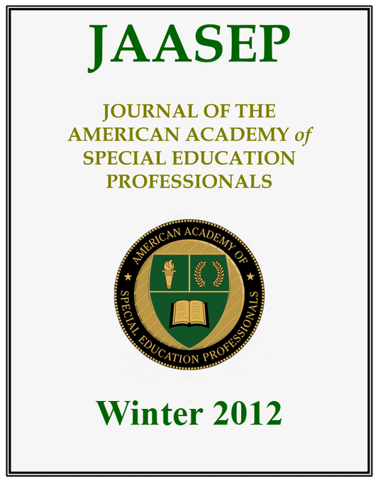 JAASEP Winter 2012