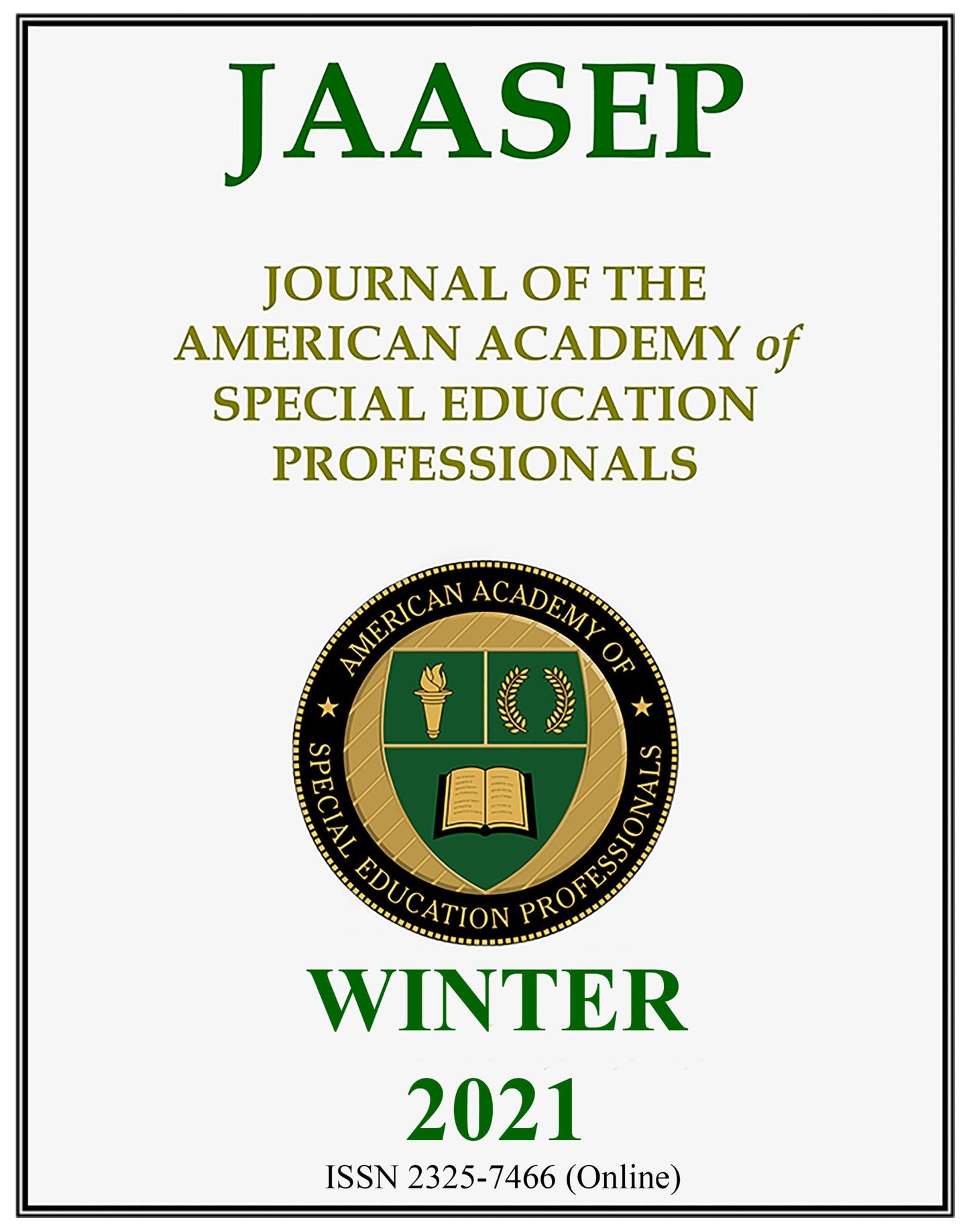JAASEP - WINTER 2021