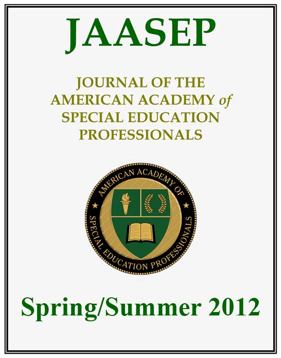 JAASEP Spring/Summer 2012